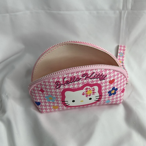 Hello Kitty Two-Piece Set Sanrio Japanese Cute Cosmetic Bag Storage Bag - Picture 5 of 12